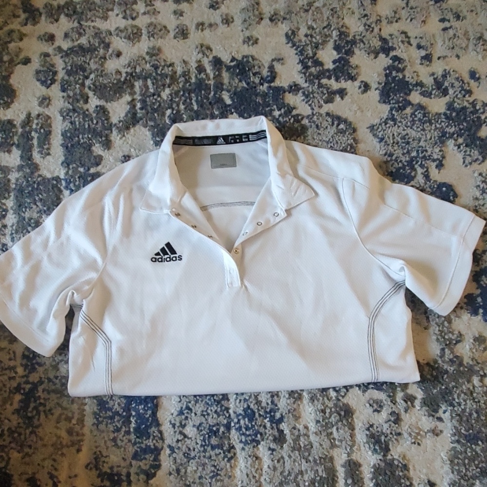 Adidas white top - Picture 2 of 4